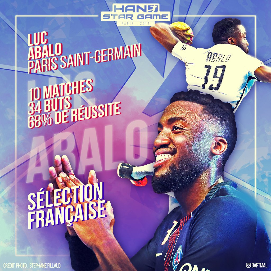 handstargame's tweet photo. #HandStatsGame J-2 : @lucabalo du @psghand en @LidlStarligue
#SélectionFrançaise #HSG2017
@AccorH_Arena - @beinsports_FR https://t.co/Q6dxeW6YPV