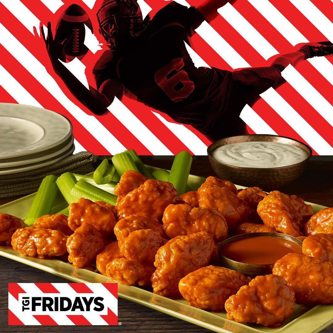 TGIFChesapeake's tweet photo. Swing in for Wings! A Super Bowl Party isn't complete without a #Wings Platter. Swing by for yours on the big day! https://t.co/tOeMMpK2RT