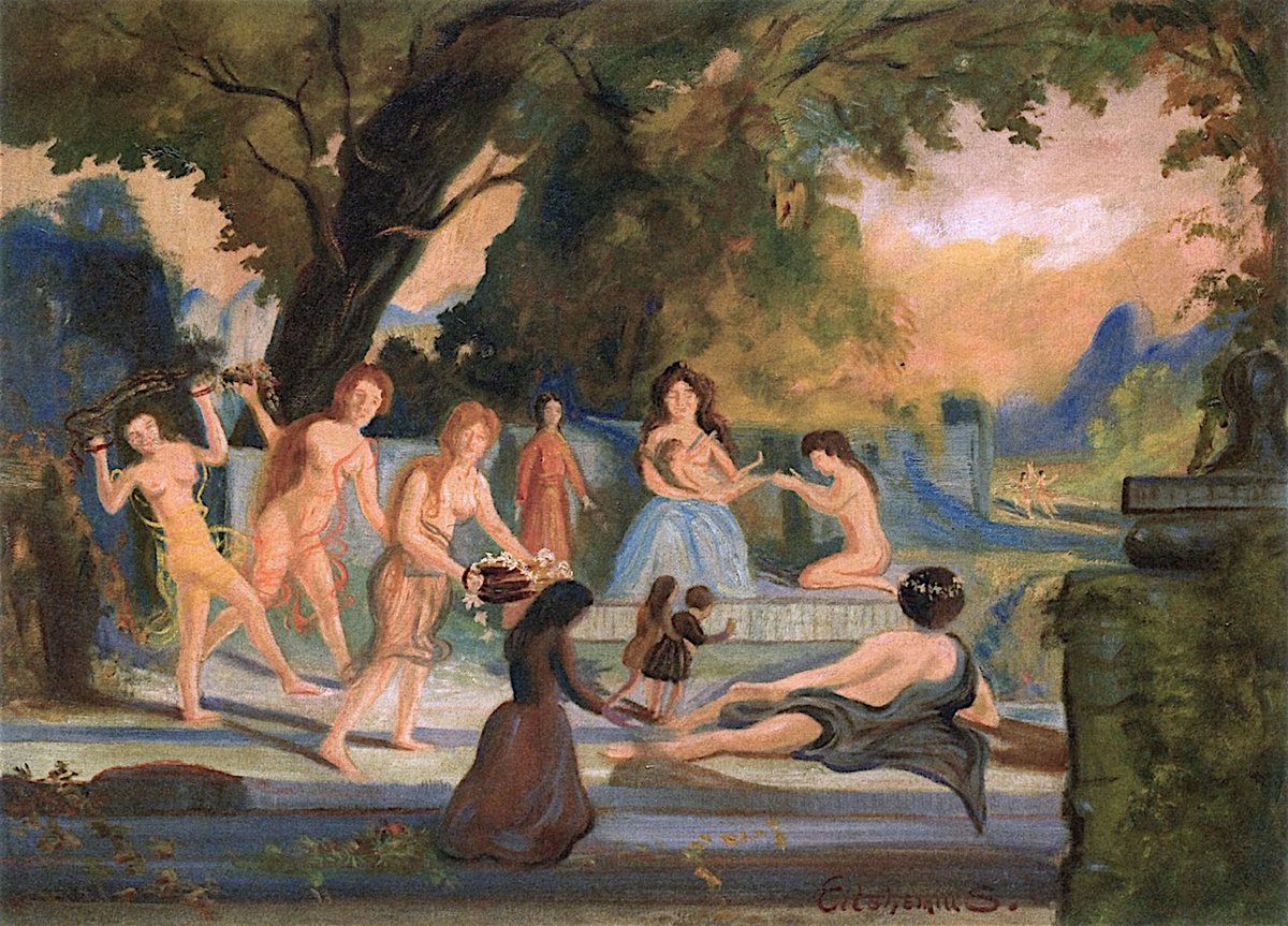 Biagio960's tweet photo. Hymn to Motherhood (1909-14)

Louis M. Eilshemius 

p.c.

-
-
- https://t.co/tlguSPA9r2