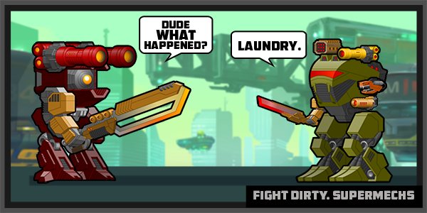 SuperMechs's tweet photo. The next edition of #CoMechs out.
Got ideas for the next #CoMechs? Email us at Supermechs@tacticsoft.net #gamedev https://t.co/VM42Gyt22u