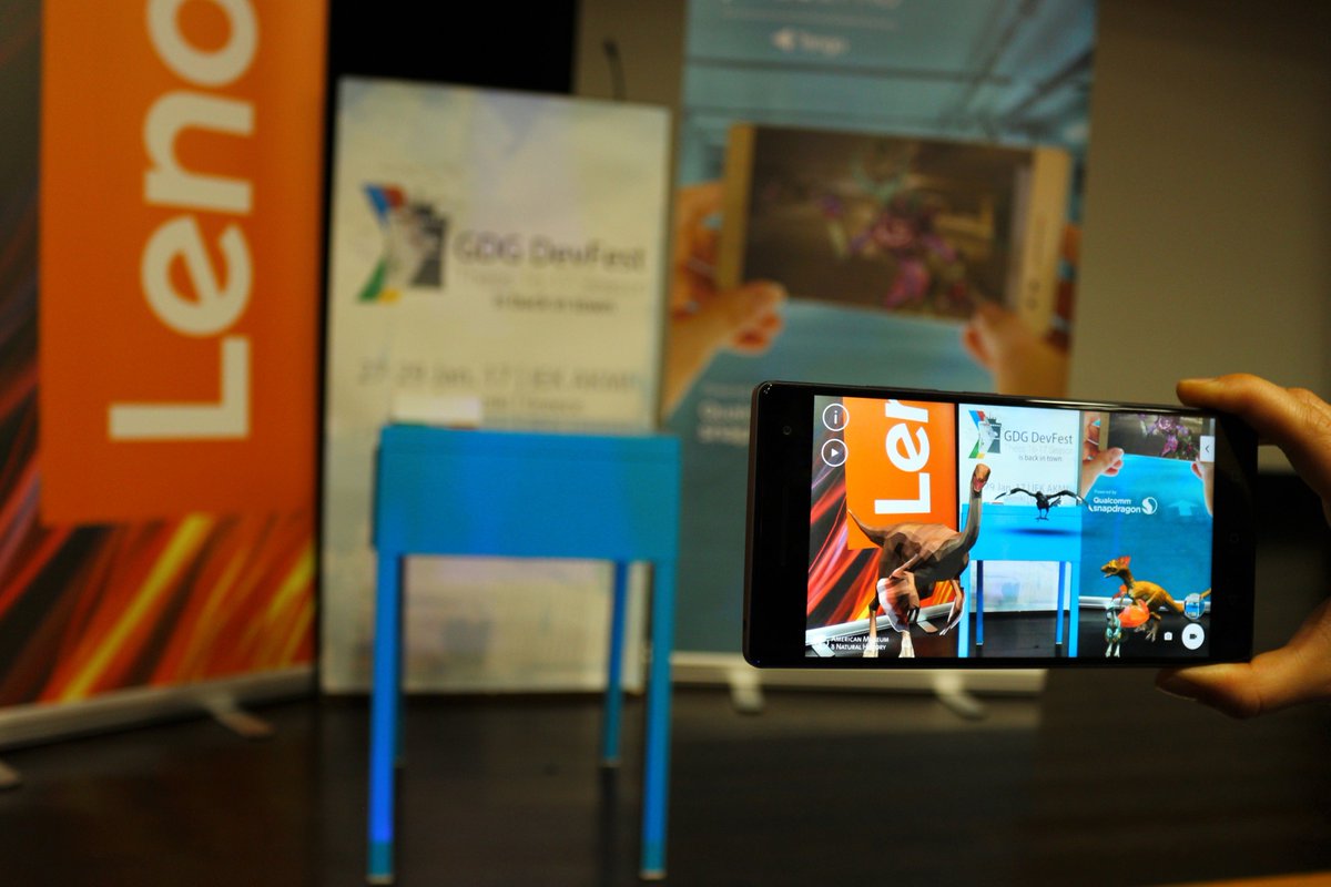 IreneTsakiridou's tweet photo. @GDGThessaloniki @WTM_GR #devfestgr #Lenovo #tango #AugmentedReality https://t.co/mYF9Oe8FRs