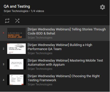 Srijan's tweet image. From #BehaviourDrivenDevelopment to #MobileTestAutomation and more. Take a look at all our webinars for the #QADevs: ow.ly/1lNV308roco
