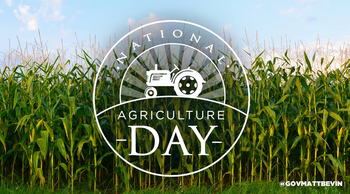 GovMattBevin's tweet photo. Thankful for Kentucky's rich agricultural heritage! #NationalAgDay https://t.co/49cEblkmTf