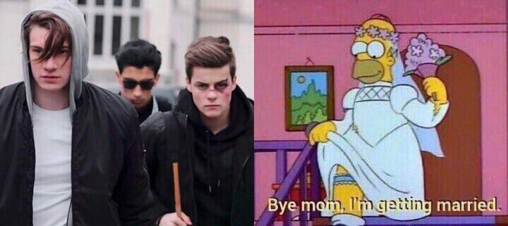 _fuck_noora's tweet photo. -Пока, мам. Я выхожу замуж.
#skam #skamfamily https://t.co/kWOhLJsVjf