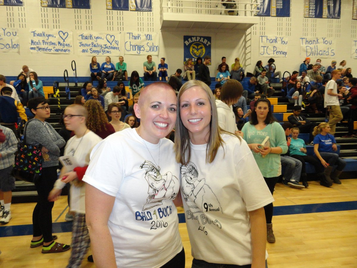 St_Anthony01's tweet photo. #my3wordsGMA Ram Out Cancer #bald4bucks #rhsbald4bucks #lls #ramparthighschool https://t.co/lc95nsZTLm