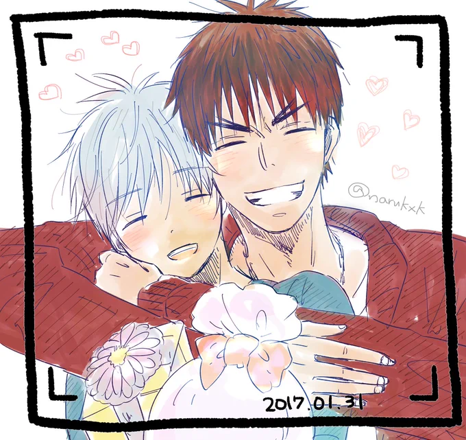 漫画は遅れるからせめて落書きを…
黒子誕生日おめでと!!!!!男前!!!すき!!!!!
#黒子テツヤ生誕祭2017 