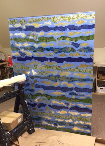Kolman_Glass's tweet photo. One of my earliest designs – “Caribbean” is getting ready to be crated and sent to a lovely residence in Los Angeles. https://t.co/EI2Q0pVXql