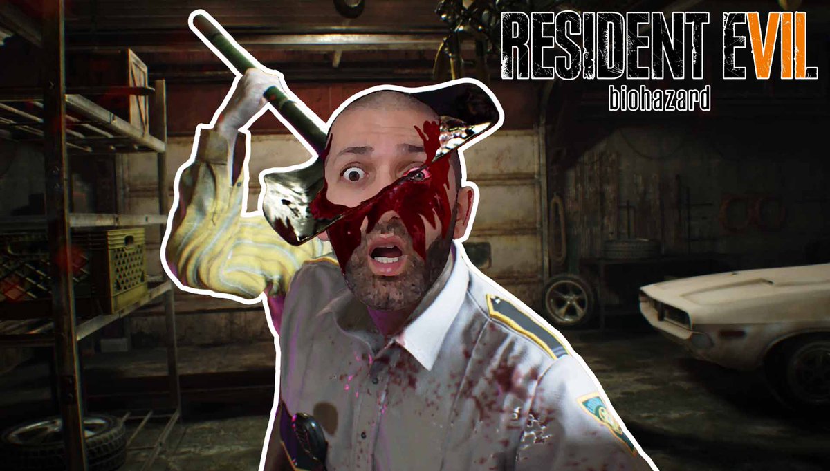 DarioLancienOff's tweet photo. J'me suis fait massacrer ! RT si t'as mal pour moi #residentevil7 #ResidentEvil7biohazard #TopMondeGaming https://t.co/EOIrn7rud4 https://t.co/W9Ojasx7vm