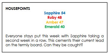 StJamesElstead's tweet photo. #Housepoints #GoSapphire #StJamesElstead https://t.co/R39qQmEZtZ
