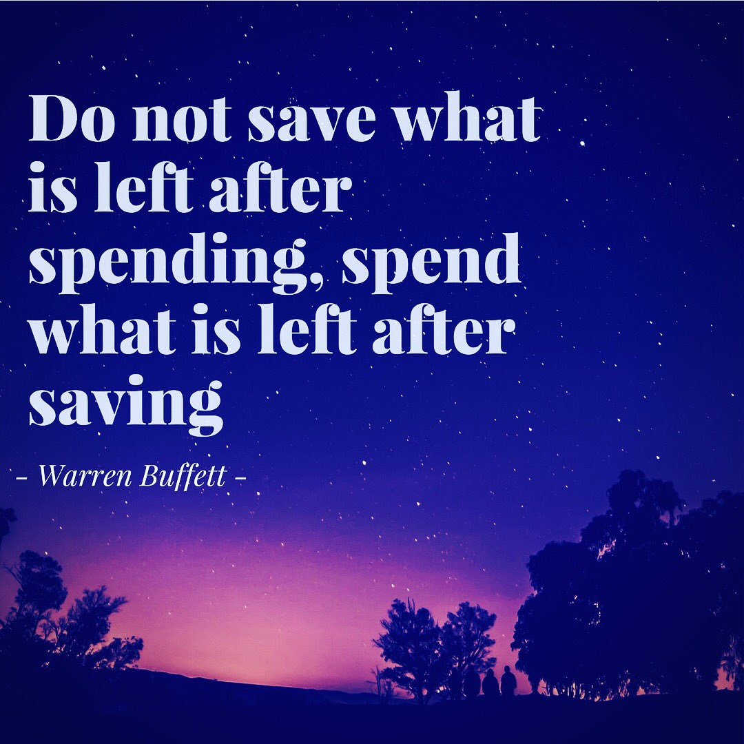 Mrs_Gadacz's tweet photo. Wise words by @WarrenBuffett 🙌🏼 #keystofinancialfreedom https://t.co/0Jf8rahMcu