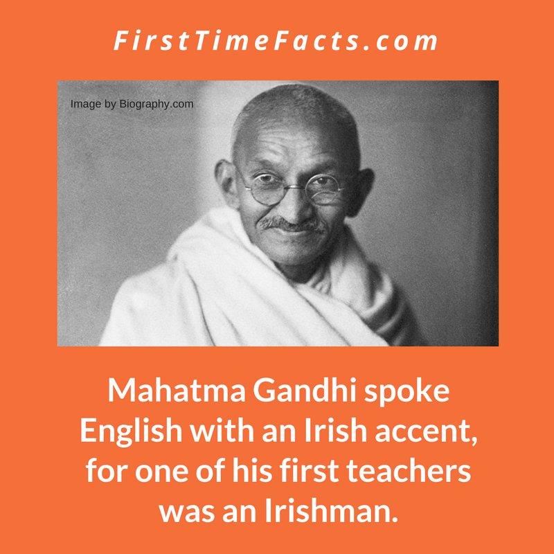 FirstTimeFacts_'s tweet photo. Did you know this amazing fact about #MahatmaGandhi? #firsttimefacts #MartyrsDay #amazingfacts #firstfacts https://t.co/OsdEltG1Uw