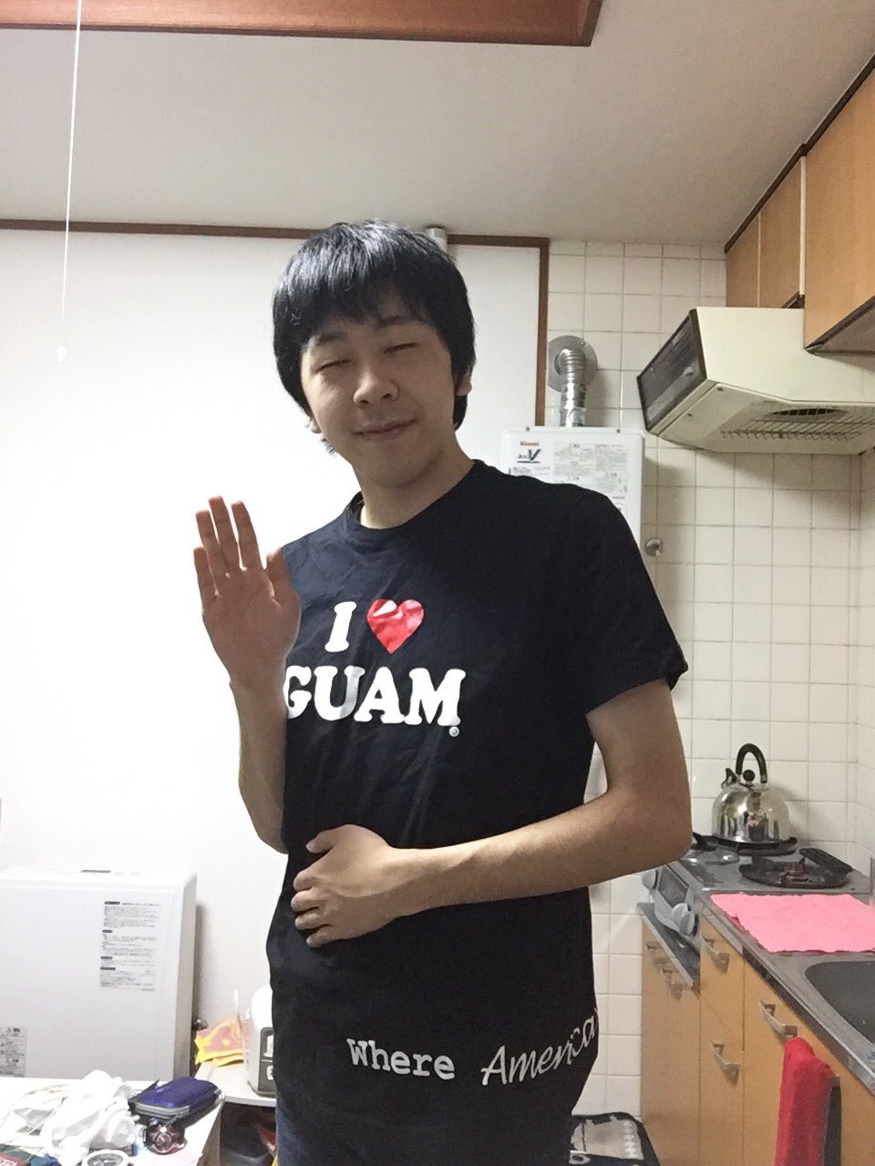コウイチ Ar Twitter おだじんさんからグアムのお土産で頂いたtシャツです