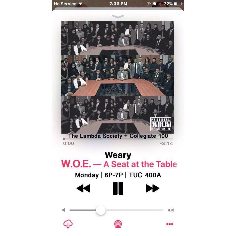 TODAY starts Week of Excellence! Come out to Weary and learn from student leaders about success in student organizations! 💜💯<a href="/UCMainStreet/">UC MainStreet</a>