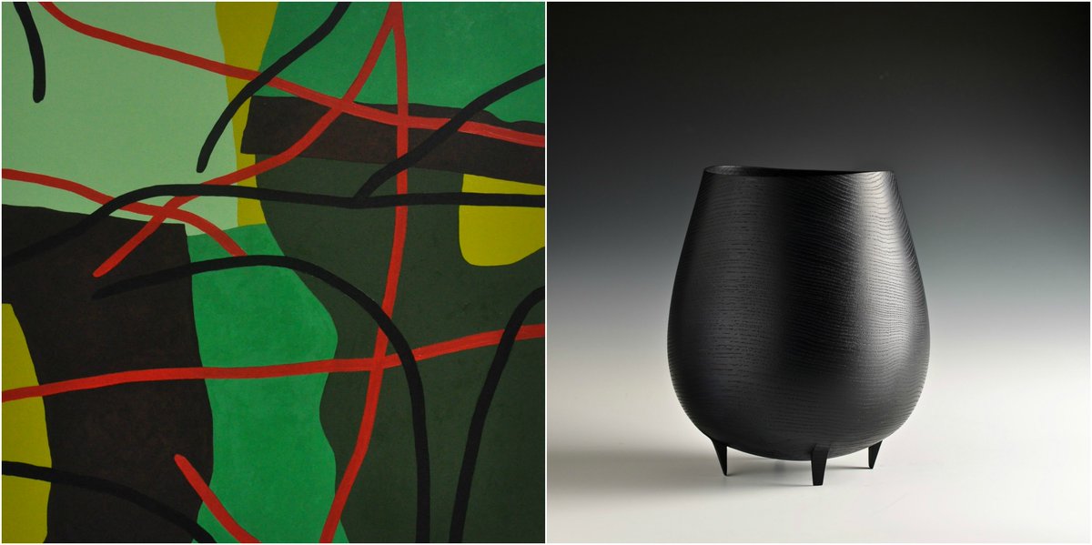 osearsgallery's tweet photo. We are pleased to announce the opening of a 2 Person Exhibition by abstract painter, @SamuelWalsh17 &amp; wood turner @LiamFlynn3 2FEB - 16MAR https://t.co/aErjG4RNg0