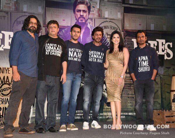 SRKAustria's tweet photo. Shah Rukh Khan, Sunny Leone &amp; Team RAEES had a blast at the #RaeesSuccessBash ~ via @bollywood_life 
https://t.co/2vHbLgijdn… https://t.co/5DmZG8ua4p