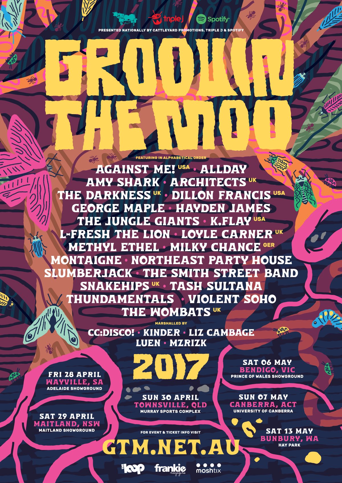 The Wombats We Can T Wait To Be Back In Australia And Play Groovinthemoo Again We Look Forward To Having A Massive Party With You All See You Soon Xx T Co Duht0zhtyf
