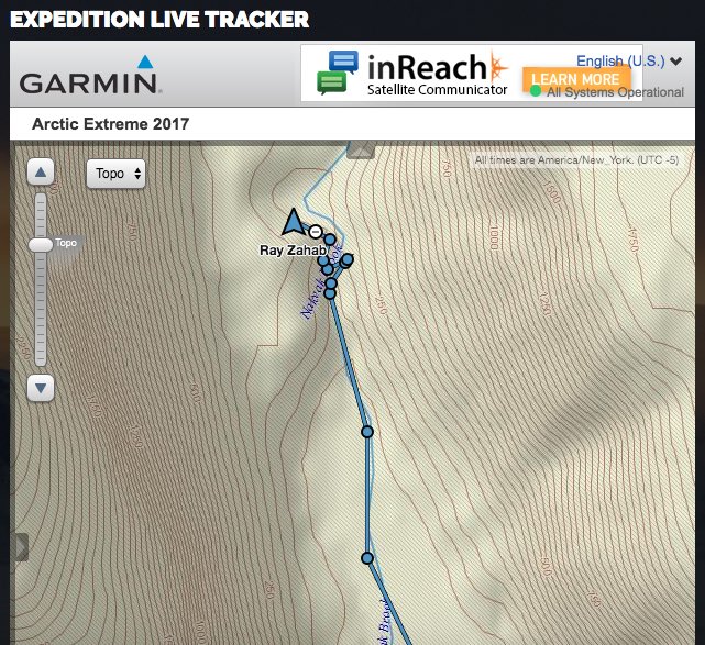 RayZahab's tweet photo. Here we go!!! @yashal74 and I have started #ArcticExtreme!!! Follow along w LIVE tracker (at https://t.co/uuU224817P) !! #Canada150 #GOi2P https://t.co/I956ax51pV