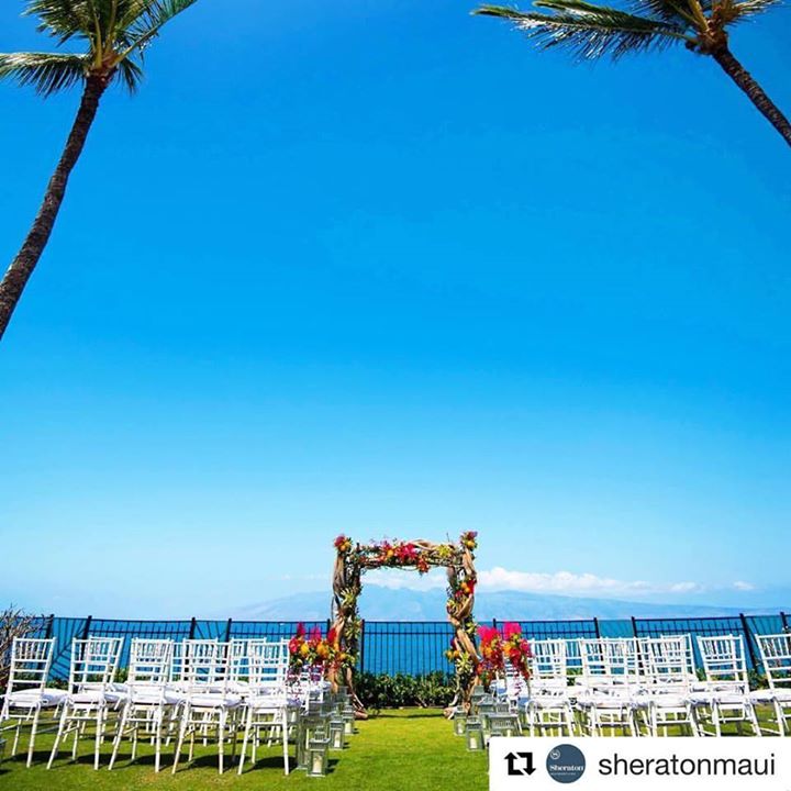 SpaBlackRock's tweet photo. Always a beautiful setting for a wedding @sheratonmaui!
#Repost https://t.co/GJRfofpg6v