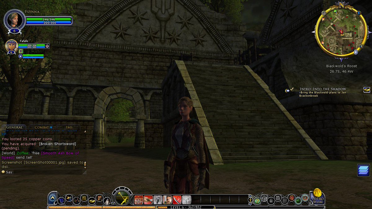 CapitanFlynn's tweet photo. Os presento a Flynna. ¡Pronto podréis verla en acción! #LOTRO #GameAgain #lotrofamily https://t.co/sTvgyfF6lZ