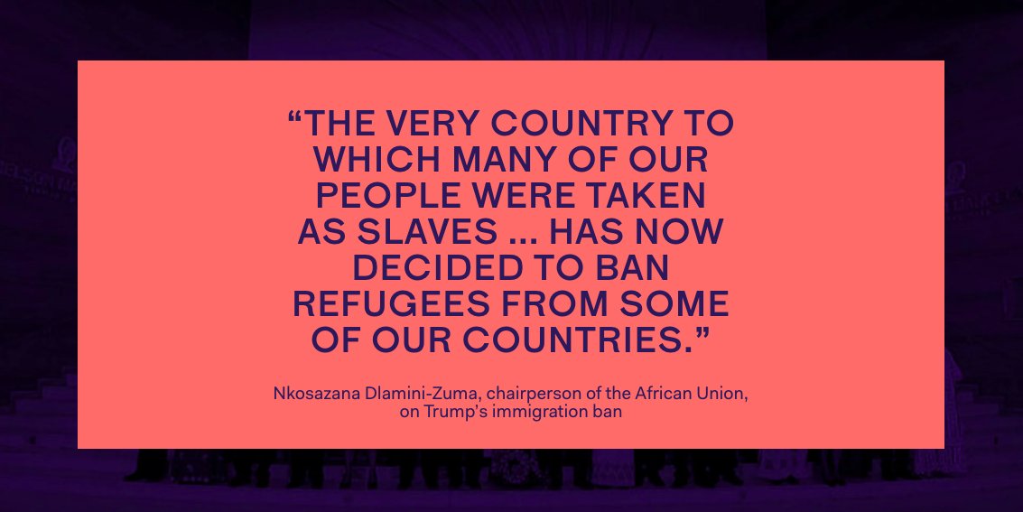 outline's tweet photo. Trump’s immigrant ban draws scorn from the African Union https://t.co/Bemxv0ia41 https://t.co/nfwh7drVUc
