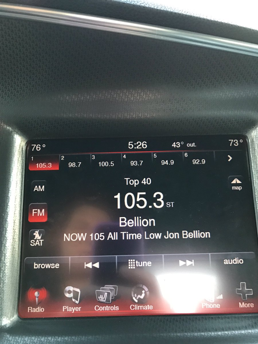 weird_behaviour's tweet photo. When @jonbellion is on the radio and you won't shut up about him so your mom sends it to you. 😂 This is a proud moment, you deserve it Jon. https://t.co/xeJIMjnXsu