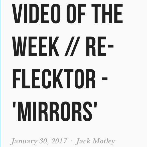 Mirrors is <a href="/EnglishRainUK/">English Rain</a> video of the week #videooftheweek #musicvideo #music #sheffieldissuper ▶️ englishrainrecords.com/video-of-the-w…