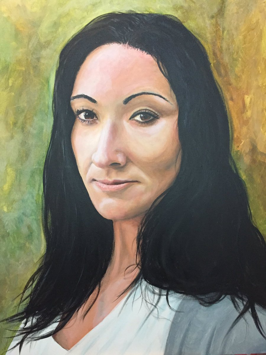 bobbyfetta's tweet image. #art #portrait #acrylic #painting