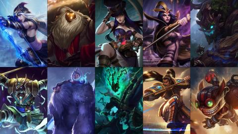 LeagueOfLegends's tweet photo. New free champion rotation: Bard, Caitlyn, LeBlanc, and more! https://t.co/0zs3SDK01m https://t.co/1x4BDsU697