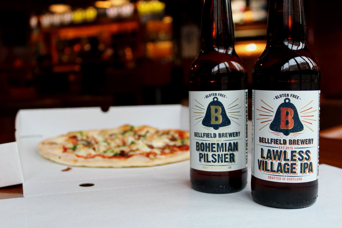Grab a gluten free pizza and a bottle of <a href="/TheBellfield/">Bellfield Brewery</a> for £14 with our <a href="/Deliveroo/">Deliveroo</a> #glutenfree meal deal