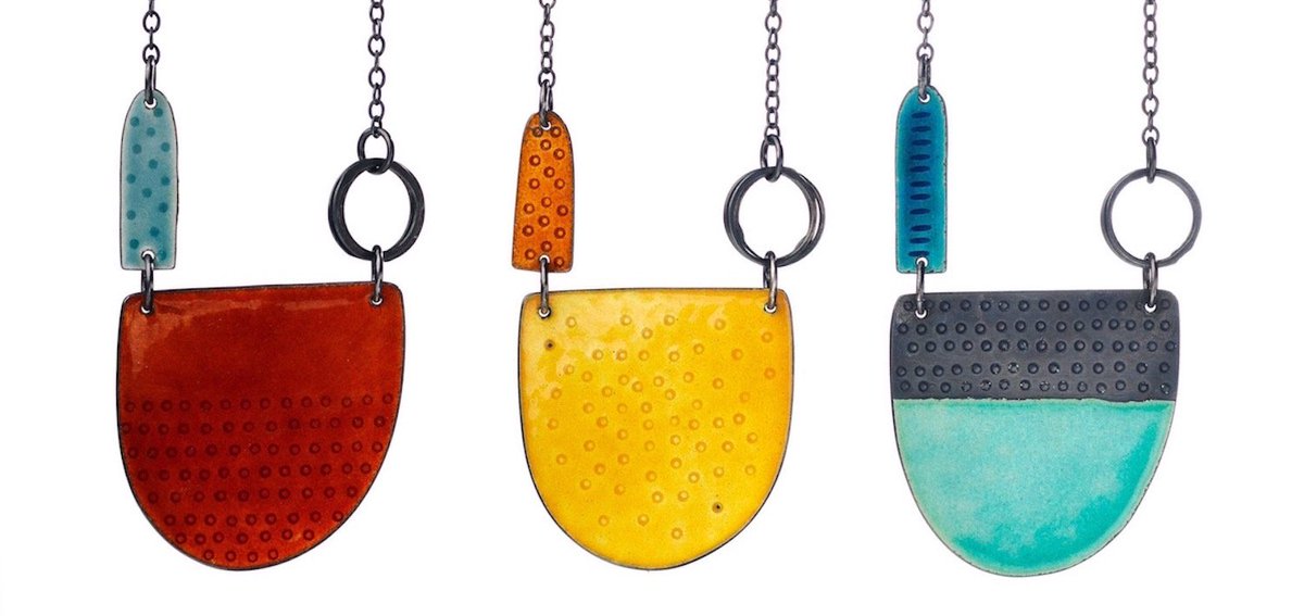 What's on: Enamelling; Pattern, Texture and Mark Making with <a href="/caroline_finlay/">Caroline Finlay</a>  bit.ly/2kKYN2f