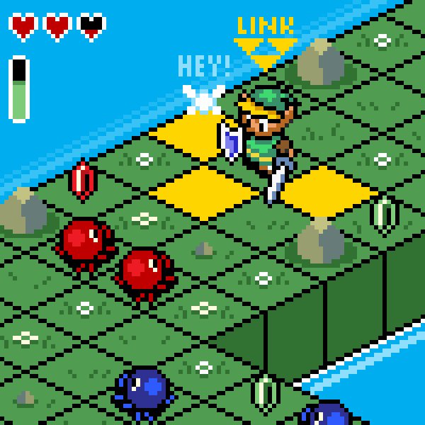 Legend Of Zelda Pixel Art Grid - K0nem