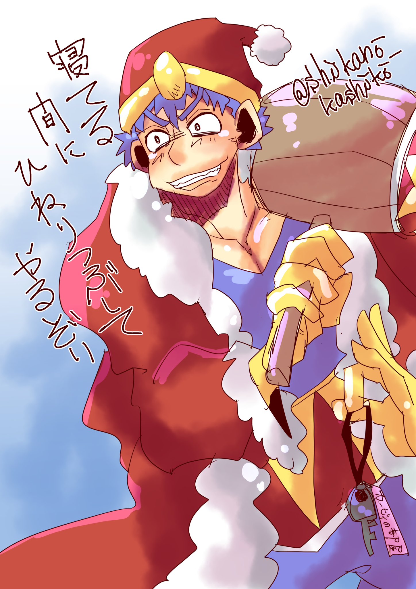しかの 擬人化注意 Tlでよく見るから描きたくなったデデデ大王 アニメのイメージを思い出して描いたぞ T Co Jubrvgmo7x Twitter