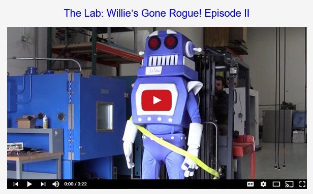 WashingtonLabs's tweet image. Rogue Robot! Willie&apos;s Run Off! wll.com/academy/wllaca… #EMI #Robots #RogueRobot #TheLab #EMC  #WillieWashington Willie is still acting up!