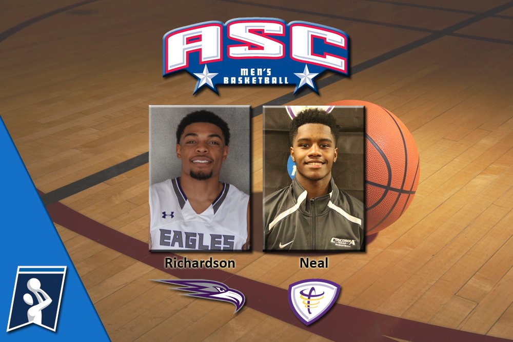 ASC_sports's tweet photo. Richardson, Neal Named ASC Men’s Basketball Players of the Week #ASChoops #d3h https://t.co/iY7WeqGvXp https://t.co/vOTC2htZ0h