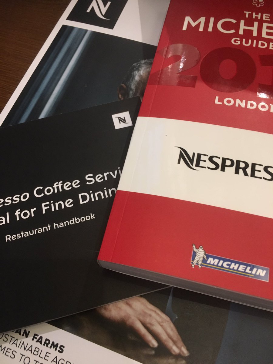 Great catch up &amp; coffee tasting <a href="/JRErestaurants/">JRE - Jeunes Restaurateurs</a> chef gathering UK <a href="/tomaikens/">Tom Aikens</a> <a href="/NespressoUK/">Nespresso UK&Ireland</a> <a href="/Mark_KingsArms/">Mark Dixon</a> <a href="/Alfred_Prasad/">Alfred Prasad</a> <a href="/MichelinGuideUK/">The MICHELIN Guide</a>