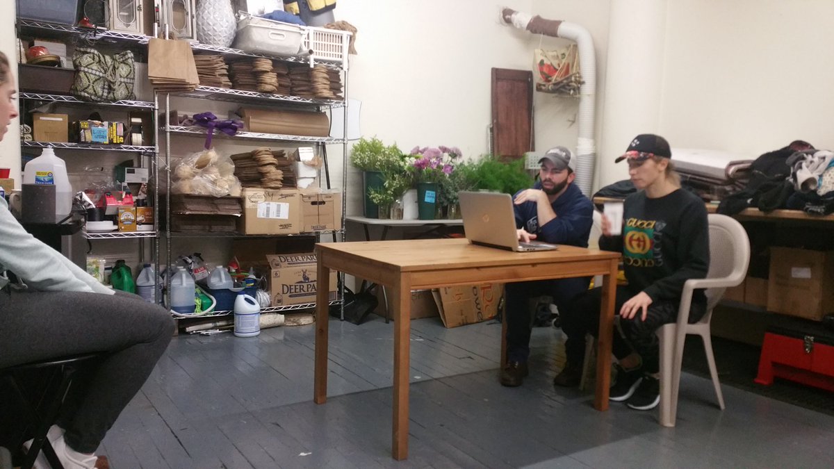 RecognizeTheatr's tweet image. Last days of rehearsal! Making art where we can. Thanks @uprootednyc !

Opening is THIS Thursday! exposedplay.brownpapertickets.com