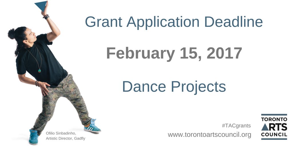 TorontoArts's tweet photo. Funding to professional choreographers, organizations and collectives. Learn more: https://t.co/808yHqIdX8 #TACgrants https://t.co/WuVz3Pp5s1
