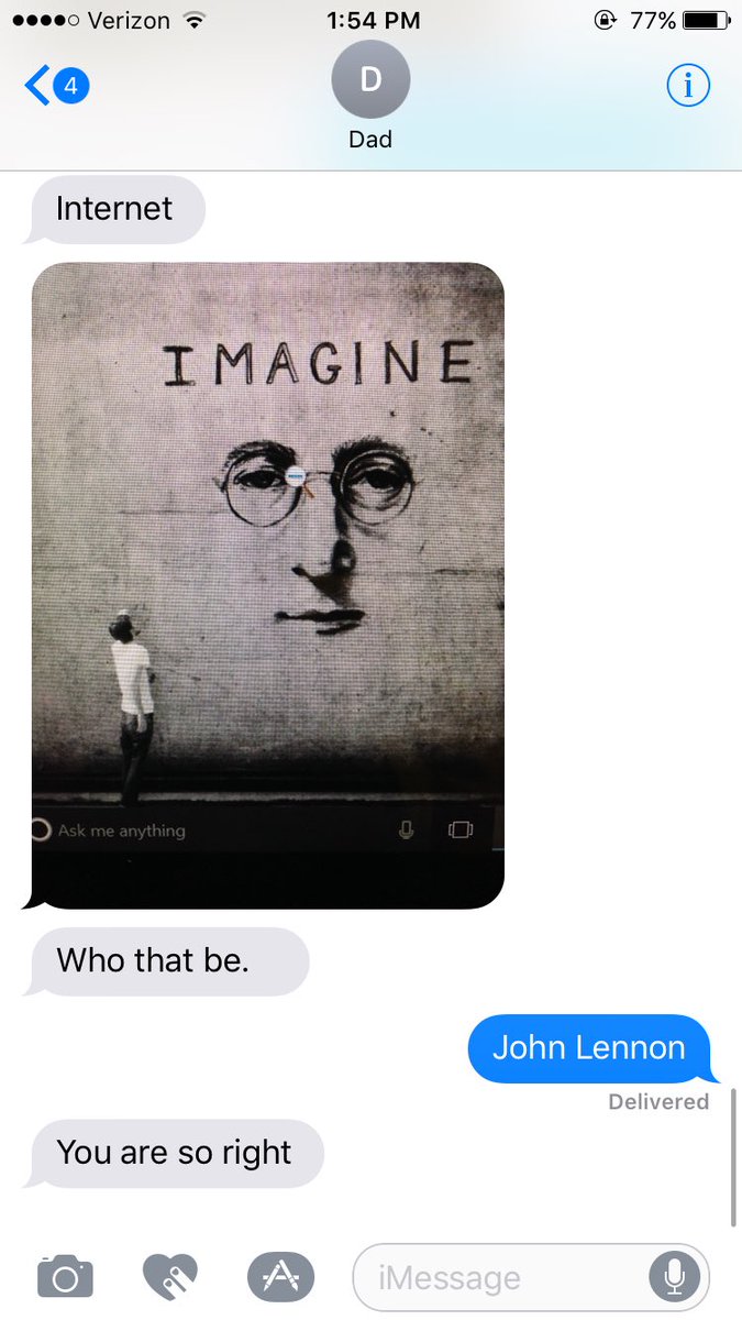mikelikesmovies's tweet photo. Conversations with #MikeSr like this one make me think he's secretly a genius and pretending to not be tech savvy https://t.co/UzqDh2MWyF