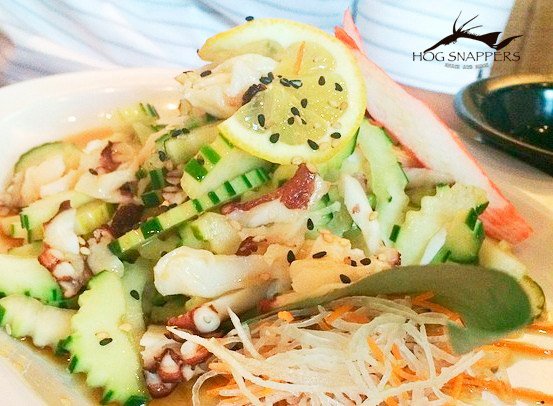 AHogsnappers's tweet photo. The best way to begin this week is by pleasing our clients!
“Sunomono” would be our recommendation! 
Visit us! https://t.co/Yp6g5j8H2n