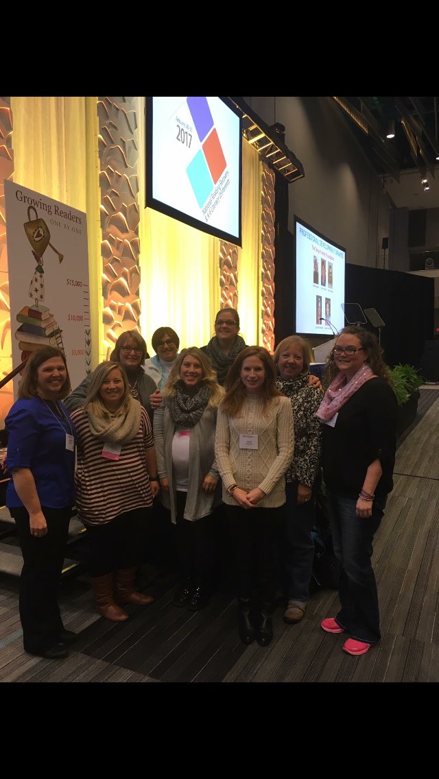 JBLayne2000's tweet photo. A great group of teachers, learning at the National Reading Recovery Conference! DCS &amp; MCS Site #nccbus #readingrecovery #mcspresidents https://t.co/Mr3J0ZxbXp