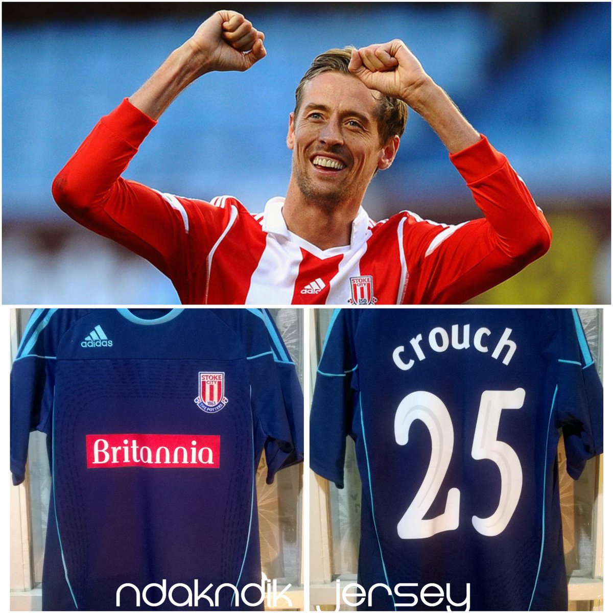 ndakndik's tweet photo. #jersey4sale dalam rangka ultah Crouch. Hanya sampai hari ini saja, Stoke Crouch size S Formo cuma 165k. Detail lsg aja 08121823142. https://t.co/CxT2IBDld0