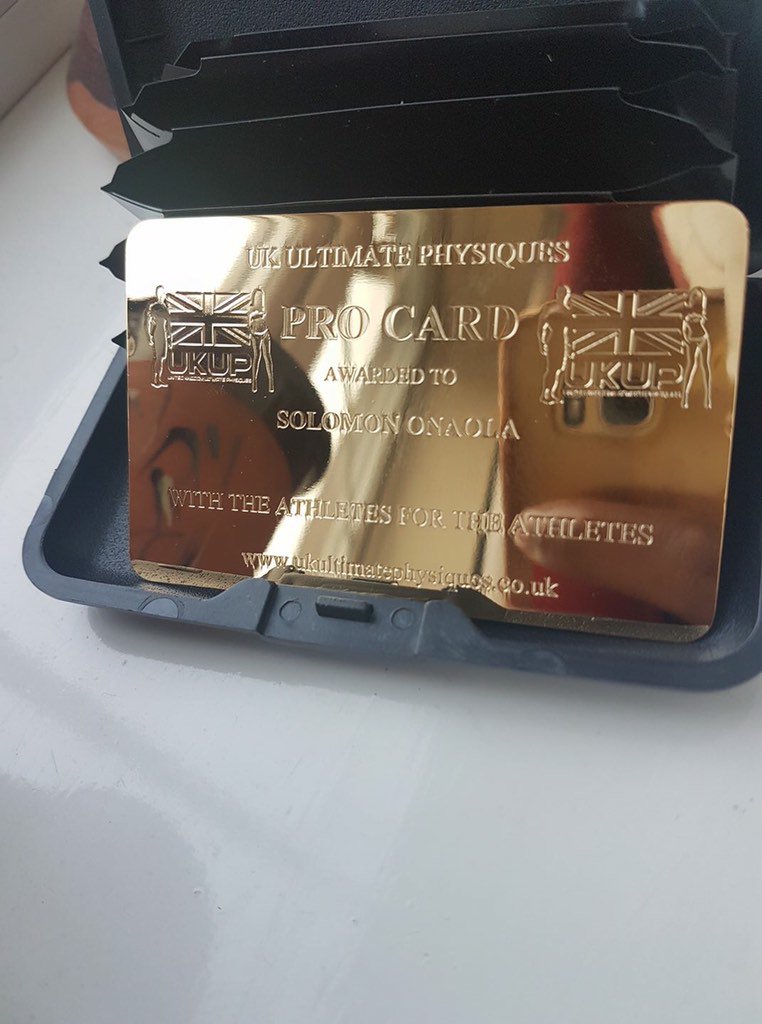 Wow absolutely love these UKUP Real Gold Plated Pro Cards
You can enter at 
ukultimatephysiques.co.uk 
#ukup #ukuppro