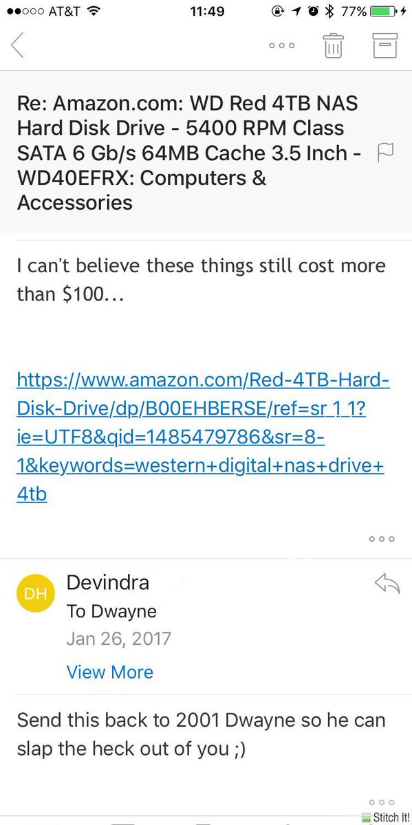 dwayned's tweet photo. @Devindra reminds me how spoiled I can be when it comes to data storage. 
Remember the #WD80 from 2001? https://t.co/D3YUDqs342