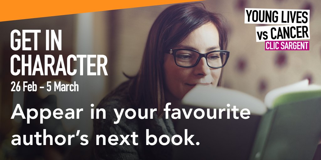It's back! Get in Character is our eBay auction where you can become a character in your favourite authors next book bit.ly/2k8uPSM