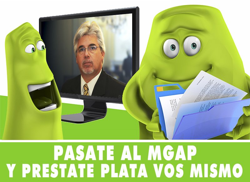 soyMisterBaru's tweet photo. Otra que #FUCAC, hacé como el ministro Tabaré Aguerre y prestate plata vos mismo. ¡PASATE AL MGAP! https://t.co/qeYJzA5irA