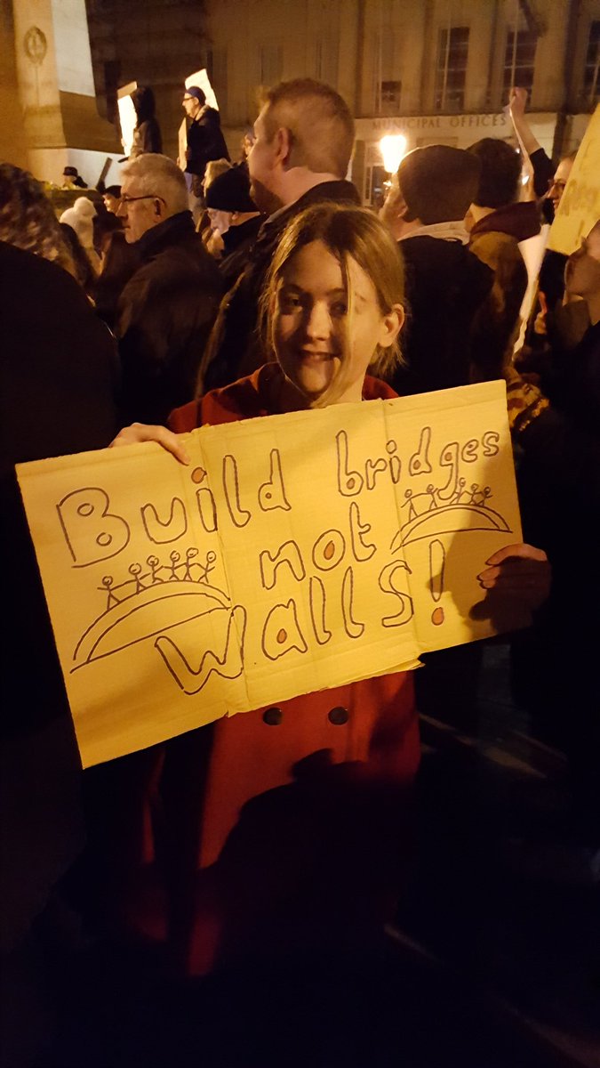 Protesting Trump's visit - where's <a href="/AlexChalkChelt/">Alex Chalk KC</a>?