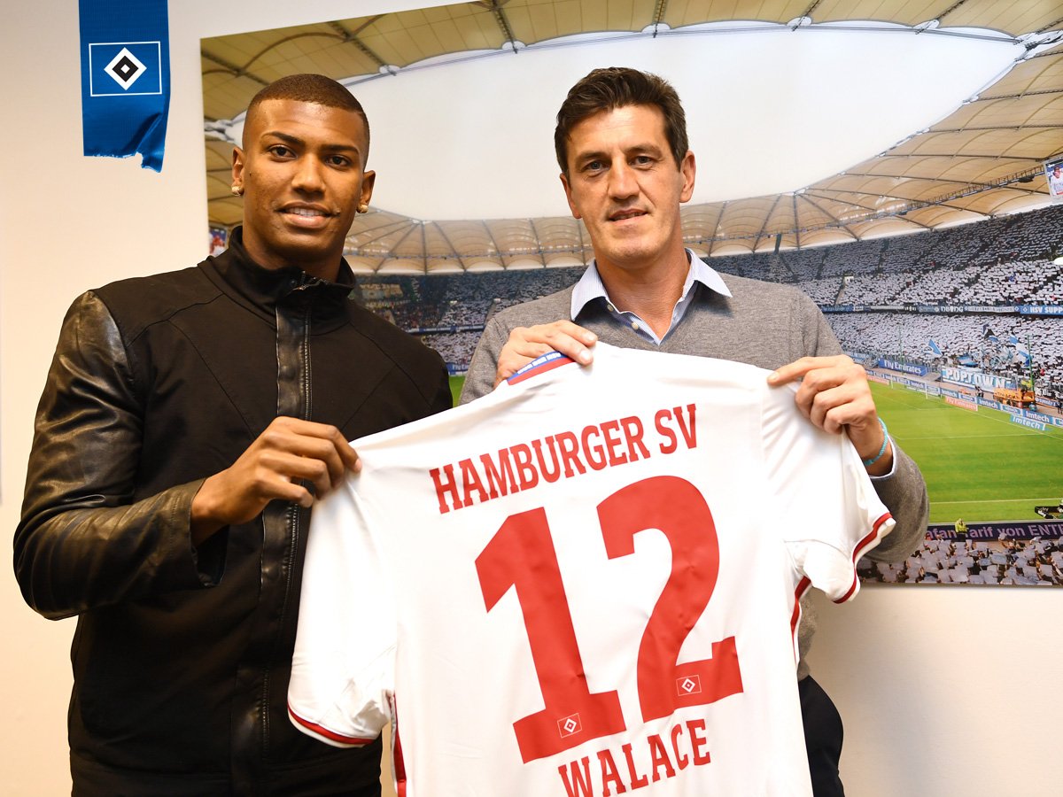 Jetzt ist es fix: Willkommen in Hamburg, #Walace! ⚓
Der 21-jährige Mittelfeldspieler unterschreibt bis zum 30. Juni 2021. #nurderHSV