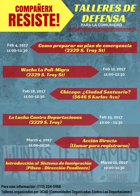AriannaBeee's tweet photo. Durante Feb y Marzo miembrxs de @OCAD_CHI estaran dando talleres de defensa en Chicago!
lista completa de talleres: https://t.co/A23Ts4K41t https://t.co/y6tyOCKTO6