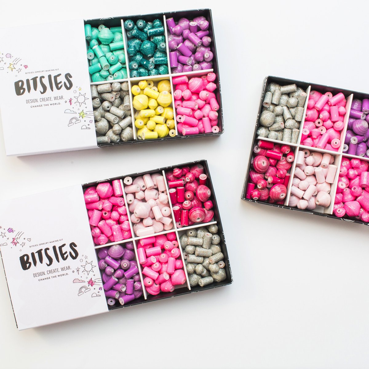 31bits's tweet photo. We can't think of a better Valentines Day gift than our new #Bitsies Jewelry Making kits for kids! 😍 https://t.co/h7WO6wfTrh https://t.co/FzMsm3bWn0