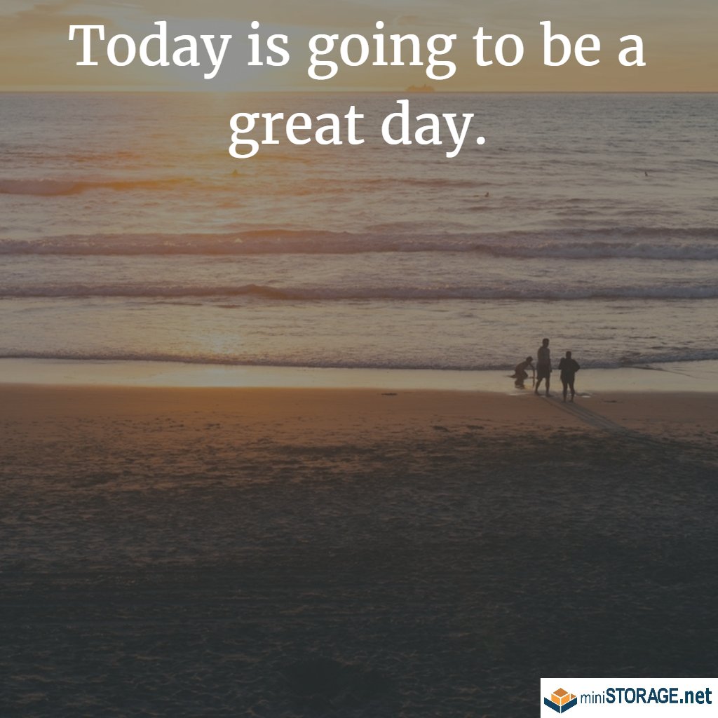 MiniStorage_Pas's tweet image. Today is going to be a great day. #mondaymotivation